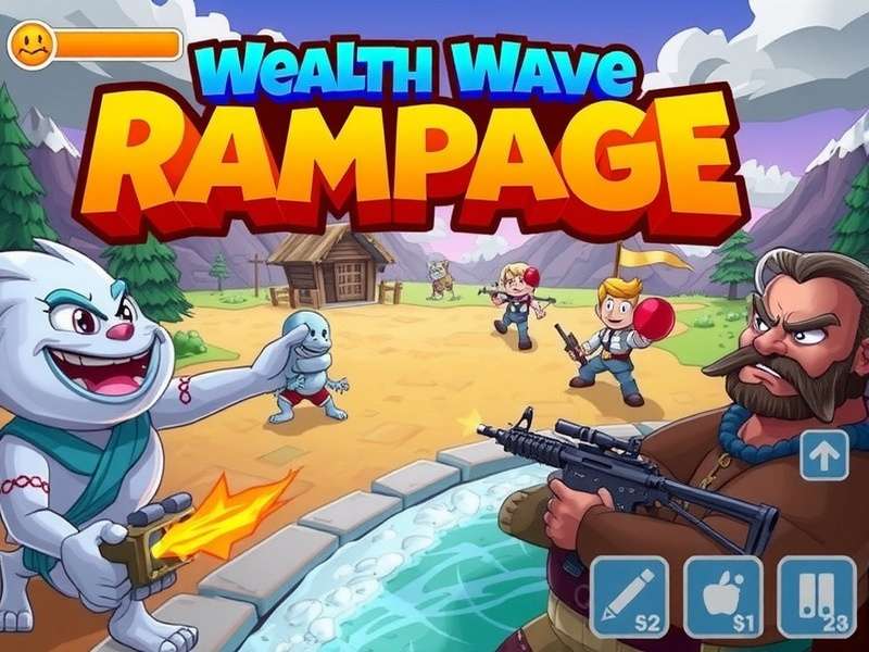 Wealth Wave Rampage Game Screenshot